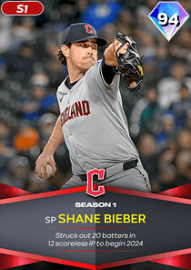 Shane Bieber Card