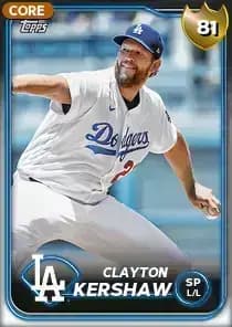 Clayton Kershaw Card
