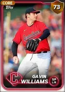 Gavin Williams Card