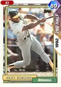 Rickey Henderson Card