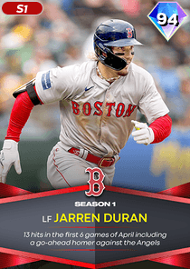 Jarren Duran Card