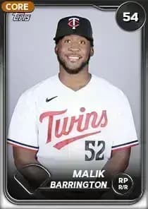 Malik Barrington Card