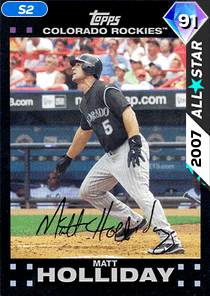 Matt Holliday Card