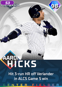 Aaron Hicks Card