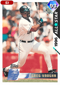 Greg Vaughn Card