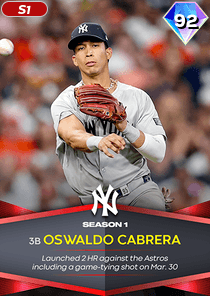 Oswaldo Cabrera Card