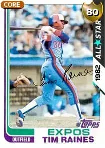 Tim Raines Card