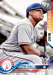 Adrian Beltre Card