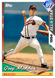 Greg Maddux Card