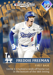 2025 Postseason Freddie Freeman - MLB The Show 25 - ShowZone
