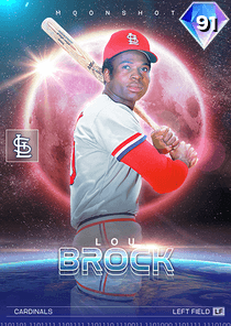Lou Brock Card