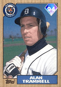 Alan Trammell Card