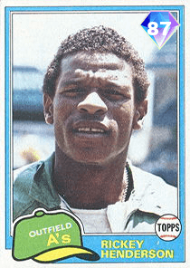 Rickey Henderson Card