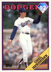 Orel Hershiser Card