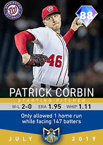 Patrick Corbin Card