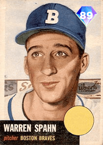 Warren Spahn Card