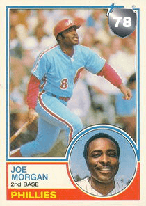 Joe Morgan Card