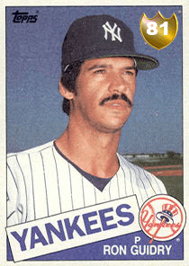 Ron Guidry Card