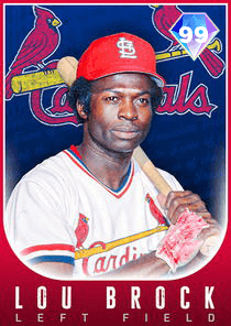 Lou Brock Card