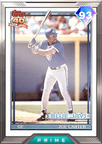 Joe Carter Card