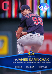 James Karinchak Card