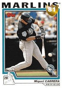 Miguel Cabrera Card