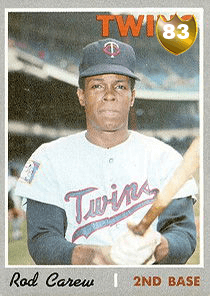 Rod Carew Card