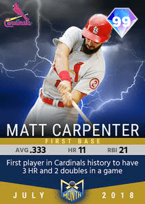 Matt Carpenter Card