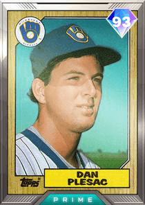 Dan Plesac Card