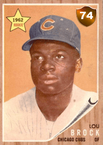 Lou Brock Card
