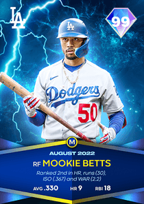 Mookie Betts Card