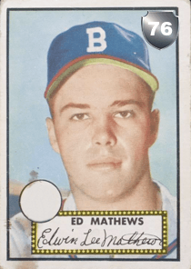 Eddie Mathews Card