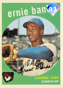 Ernie Banks Card