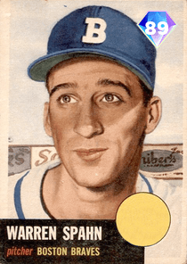 Warren Spahn Card
