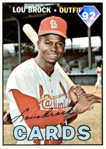 Lou Brock Card
