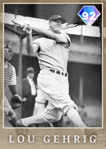 Lou Gehrig Card