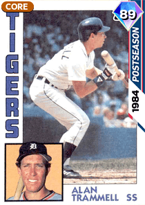 Alan Trammell Card