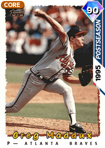 Greg Maddux Card
