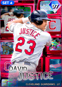 David Justice Card