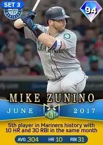 Mike Zunino Card